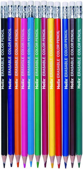 Helix Erasable Colouring 12 Pencils